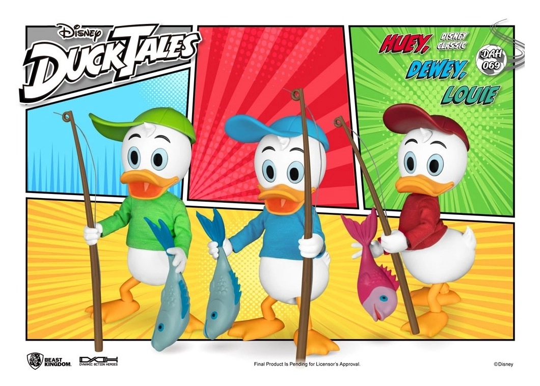 DuckTales Dynamic 8ction Heroes Actionfiguren 3er-Pack Huey, Dewey & Louie 10 cm