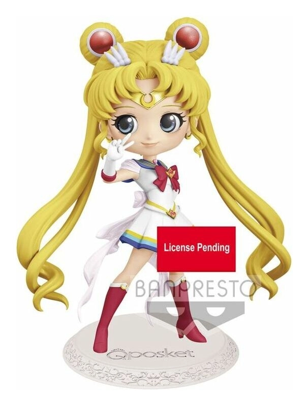 Sailor Moon Eternal The Movie Q Posket Minifigur Super Sailor Moon Ver. A 14 cm