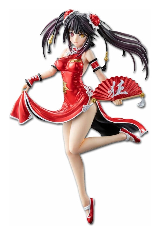 Date A Live III PVC Statue 1/7 Kurumi Tokisaki China Dress Ver. Repaint Color 23 cm