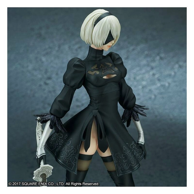 NieR:Automata PVC Statue 2B (YoRHa No. 2 Type B) Deluxe Version 28 cm