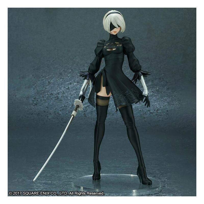 NieR:Automata PVC Statue 2B (YoRHa No. 2 Type B) Deluxe Version 28 cm