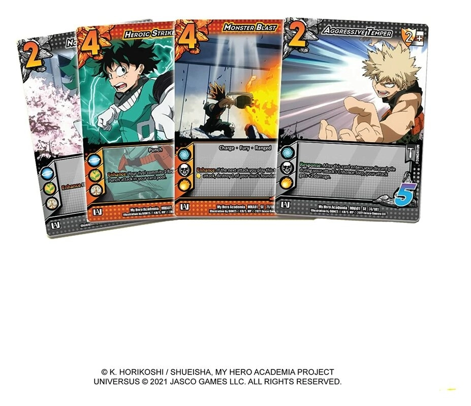 My Hero Academia Collectible Card Game - Izuku Midoriya vs. Katsuki Bakugo 2-Play Rival Decks - EN