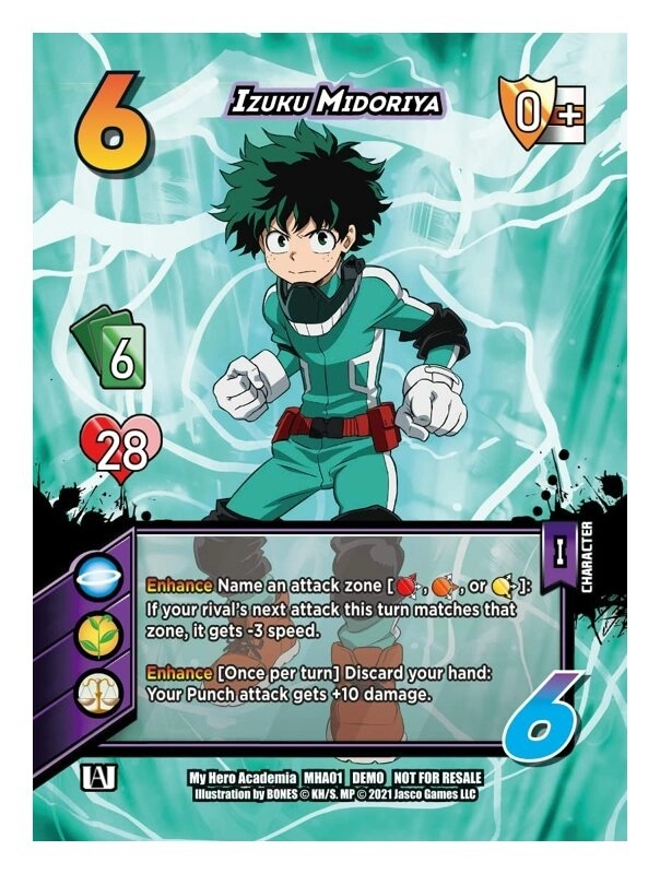 My Hero Academia Collectible Card Game - Izuku Midoriya vs. Katsuki Bakugo 2-Play Rival Decks - EN