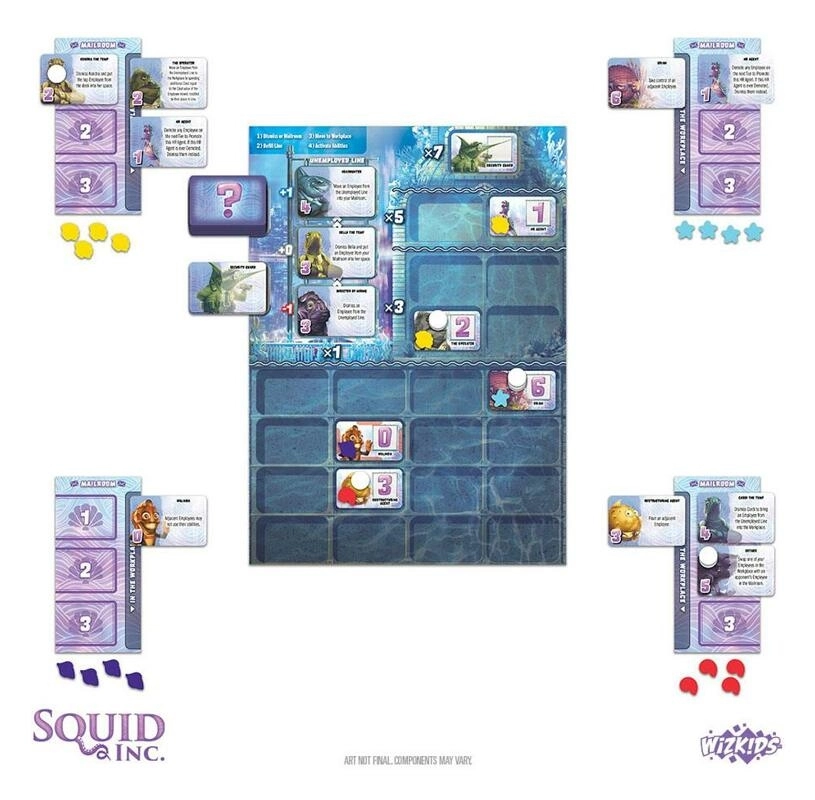 Squid Inc. Brettspiel - EN