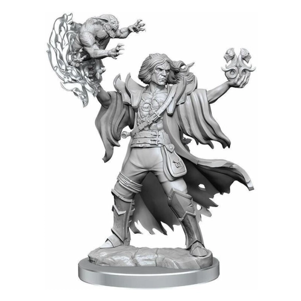 Dungeons & Dragons Frameworks Miniatur-Bausatz Human Warlock Male