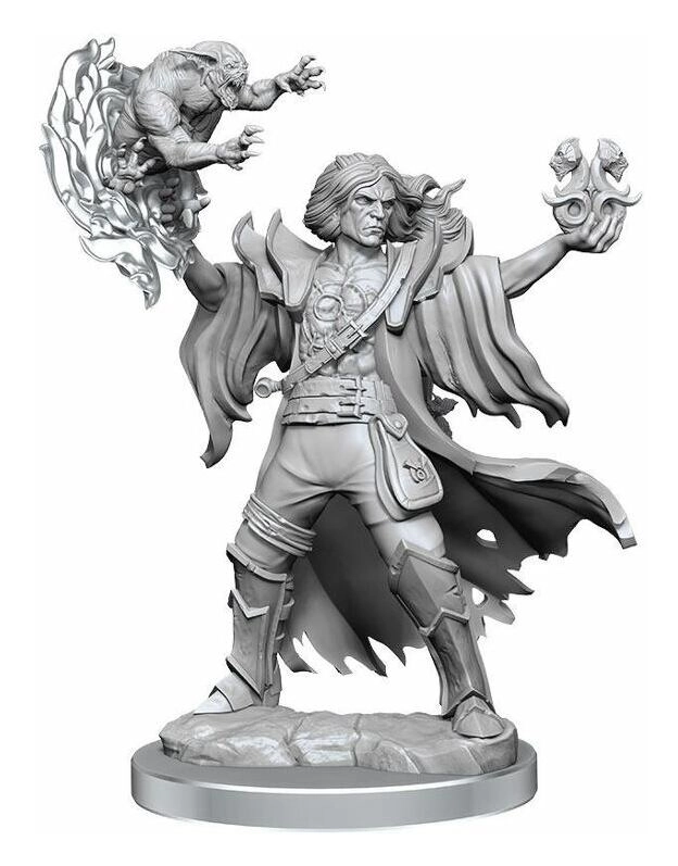 Dungeons & Dragons Frameworks Miniatur-Bausatz Human Warlock Male