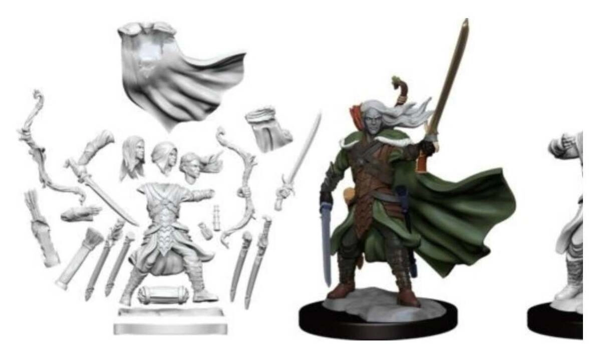 Dungeons & Dragons Frameworks Miniatur-Bausatz Elf Ranger Male