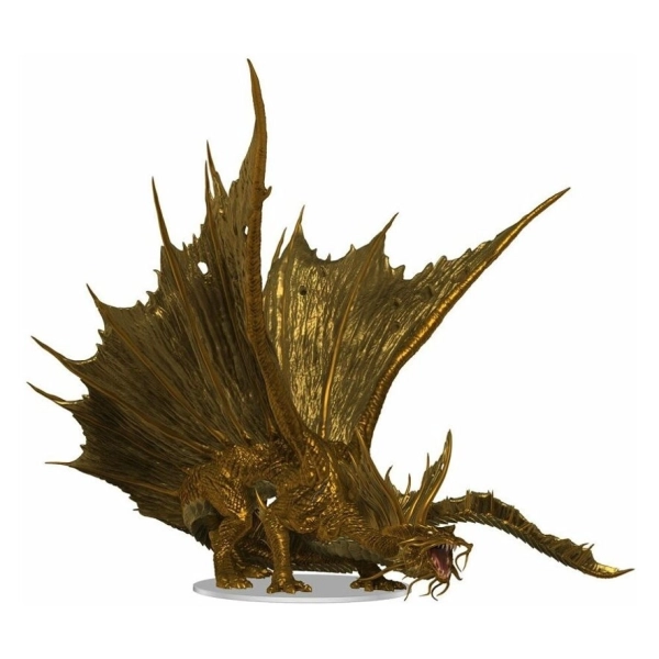 D&D Icons of the Realms Premium Miniatur vorbemalt Adult Gold Dragon 25 cm