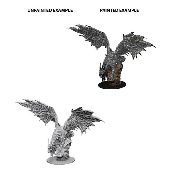 Pathfinder Battles Deep Cuts Miniatur unbemalt Silver Dragon