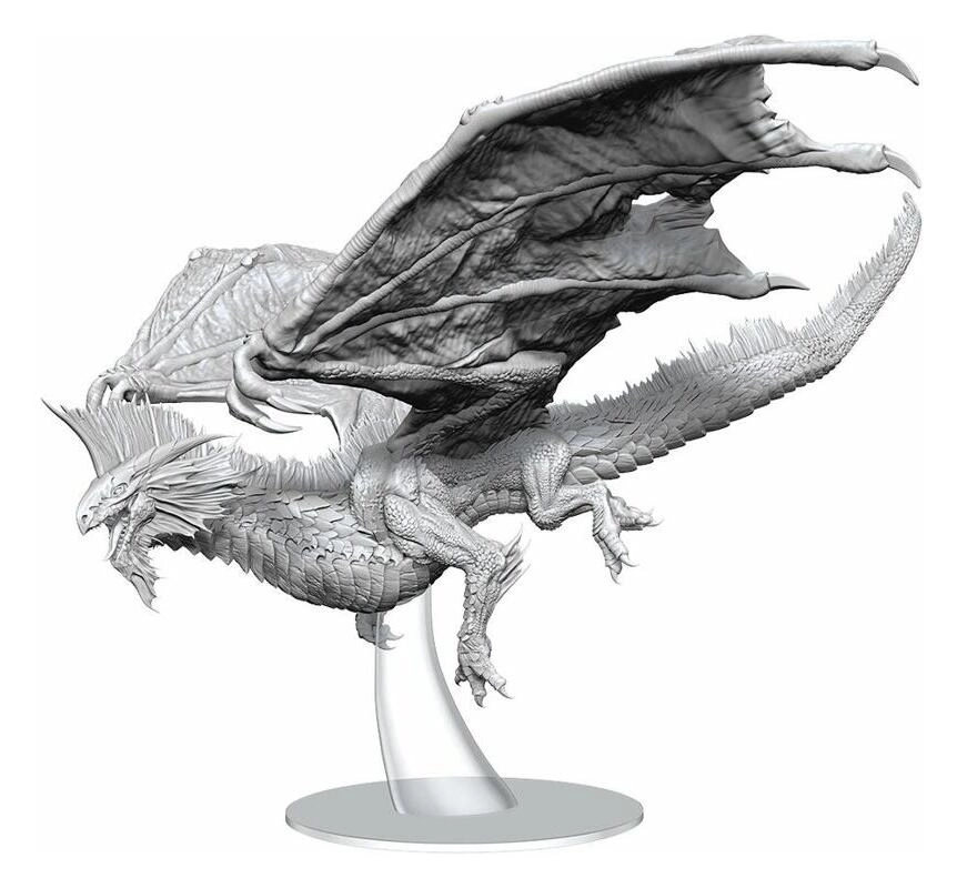 D&D Nolzur's Marvelous Miniatures: Adult Silver Dragon - EN