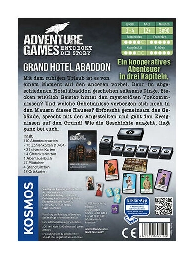 Adventure Games - Grand Hotel Abaddon