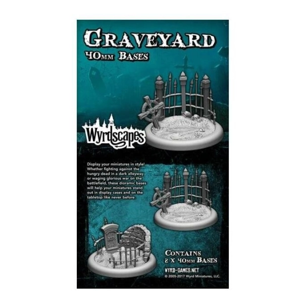 Malifaux Terrain WyrdscapesGraveyard 40mm