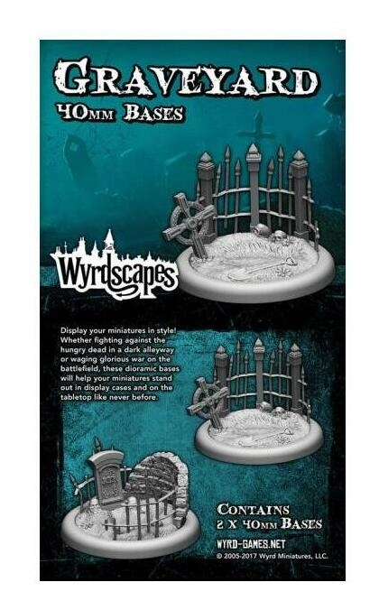 Malifaux Terrain WyrdscapesGraveyard 40mm