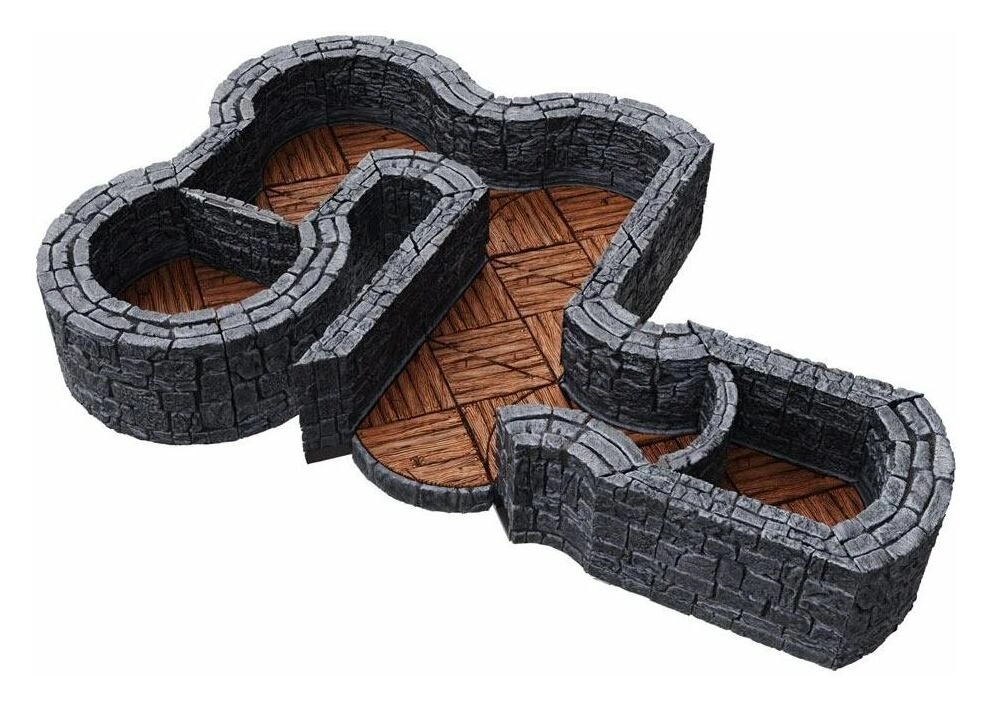 WarLock Tiles: Expansion Pack - 1 in. Dungeon Angles & Curves