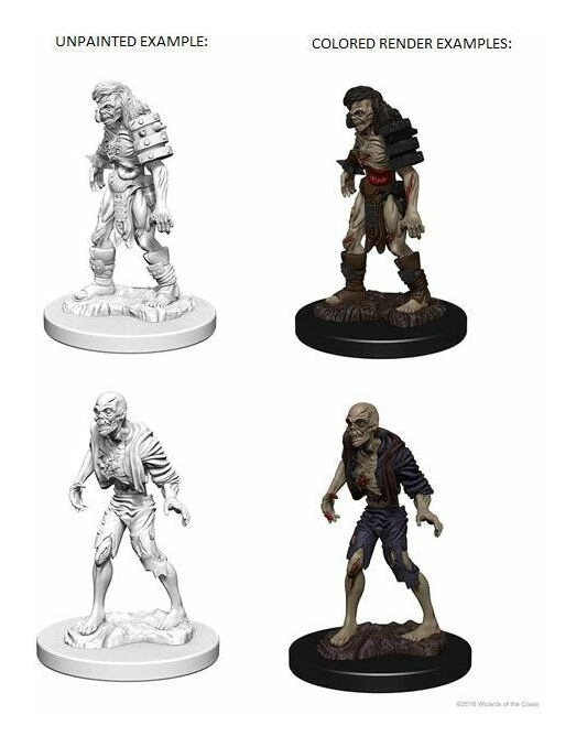 D&D Nolzur's Marvelous Unpainted Miniatures - Zombies 