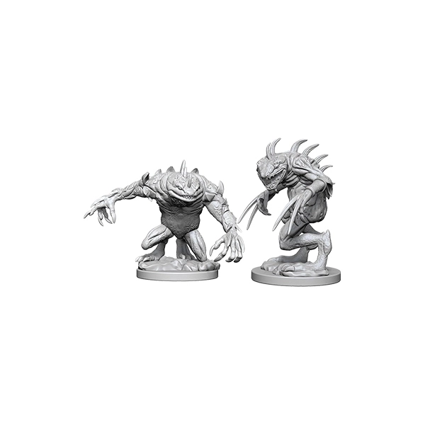 D&D Nolzur's Marvelous Miniatures - Grey Slaad & Death Slaad 