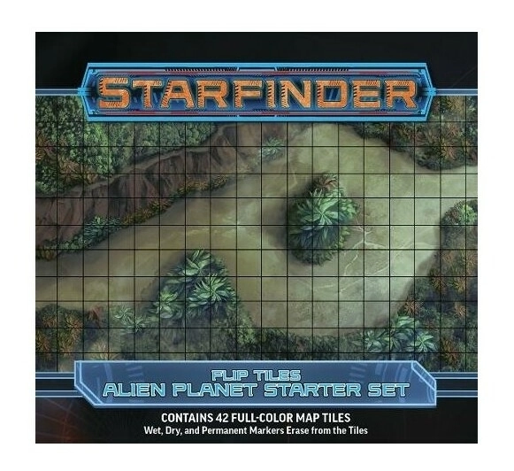 Starfinder Flip-Tiles: Alien Planet Starter Set