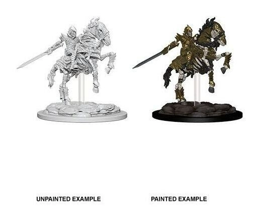 Skeleton Knight On Horse Pathfinder Deep Cuts Miniatures 