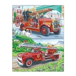 Historische Feuerwehrautos (2er-Set Midi)