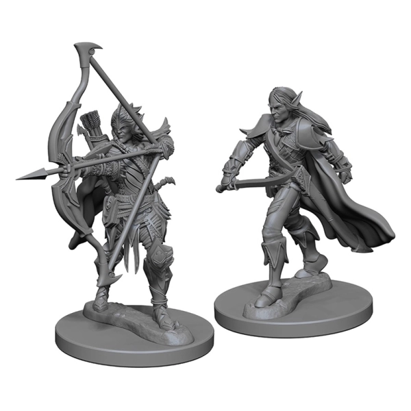 Pathfinder Deep Cuts Unpainted Miniatures - Elf Male Fighter