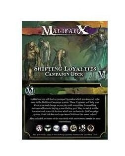 Malifaux Shifting Loyalties Campaign Deck