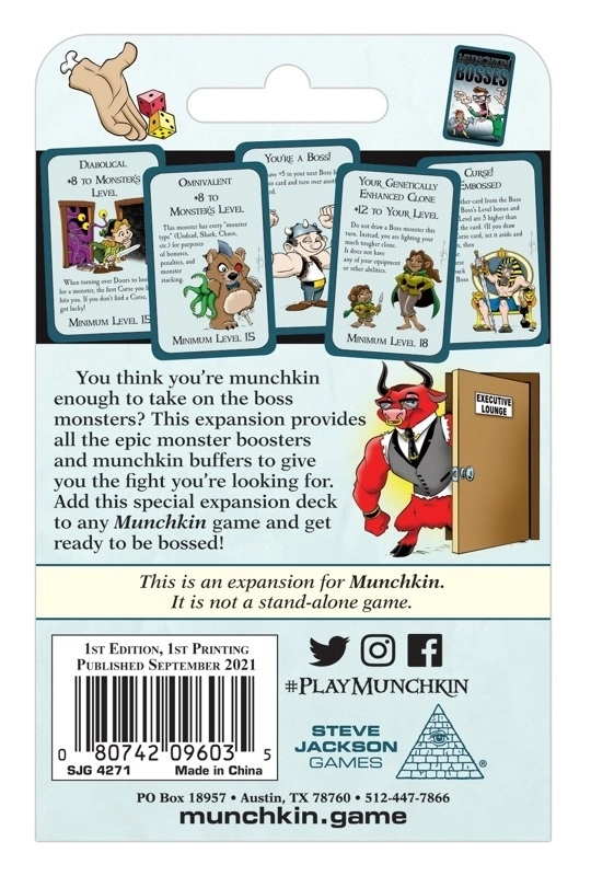 Munchkin Bosses - Expansion - EN