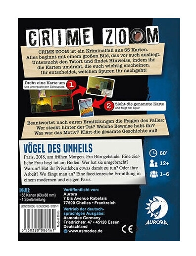 Crime Zoom - Fall 2: Vögel des Unheils