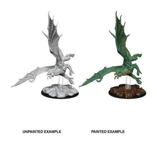 D&D Nolzur's Marvelous Miniatures Miniatur unbemalt Young Green Dragon