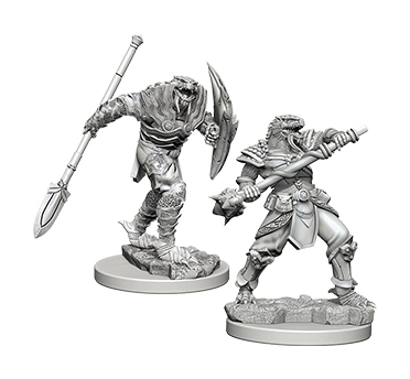 D&D Nolzur's Marvelous Miniatures - Dragonborn Male Fighter with Spear