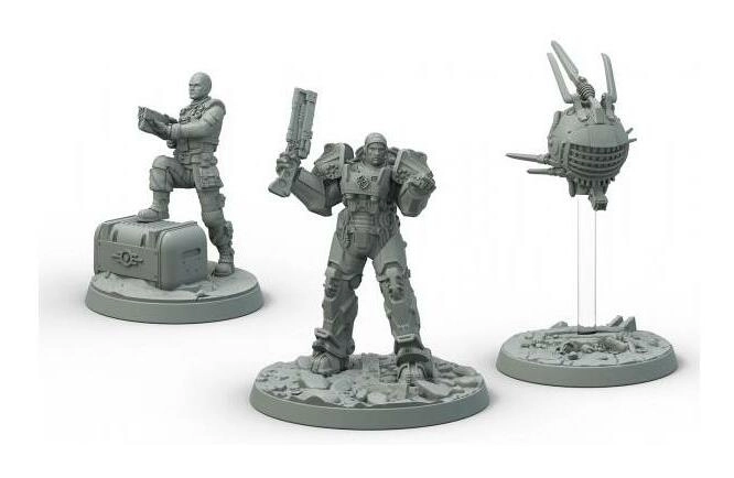 Fallout: Wasteland Warfare - Brotherhood of Steel: Knight-Captain Cade and Paladin Danse - EN