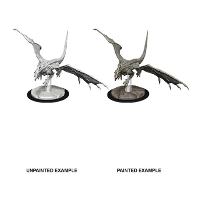 D&D Nolzur's Marvelous Miniatures Miniatur unbemalt Young White Dragon