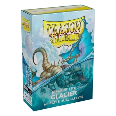 Dragon Shield Japanese size Matte Dual Sleeves - Glacier Miniom (60 Sleeves)