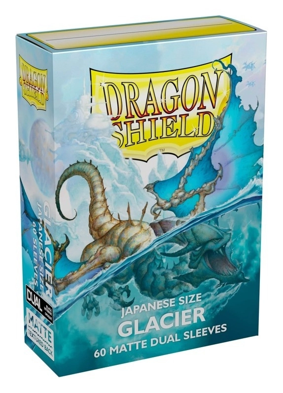 Dragon Shield Japanese size Matte Dual Sleeves - Glacier Miniom (60 Sleeves)