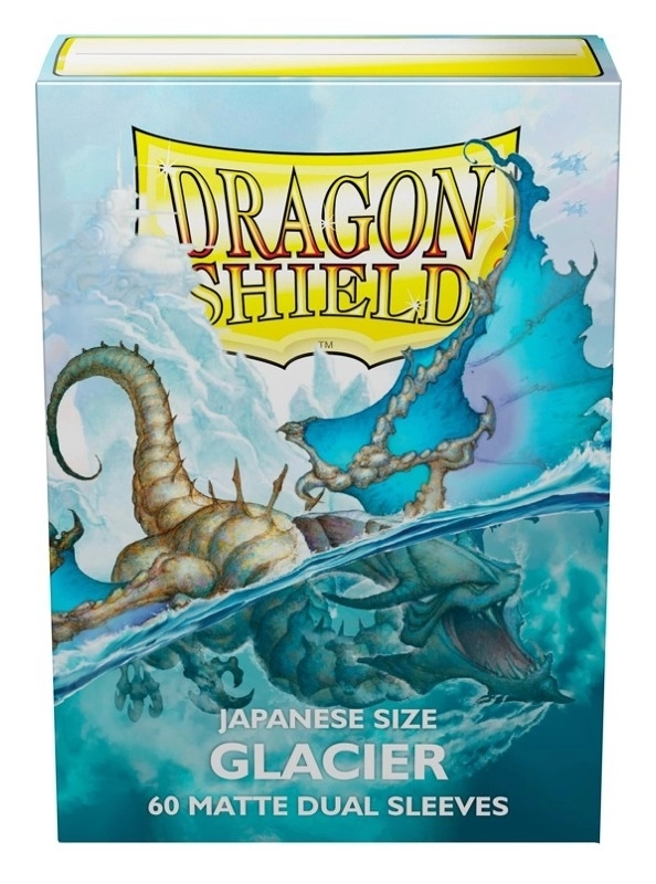 Dragon Shield Japanese size Matte Dual Sleeves - Glacier Miniom (60 Sleeves)