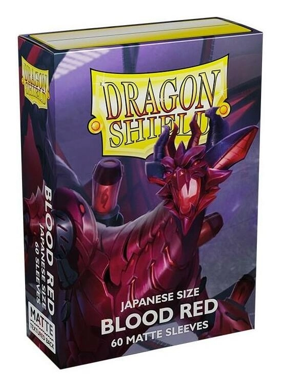 Dragon Shield: Japanese Matte – Blood Red (60)