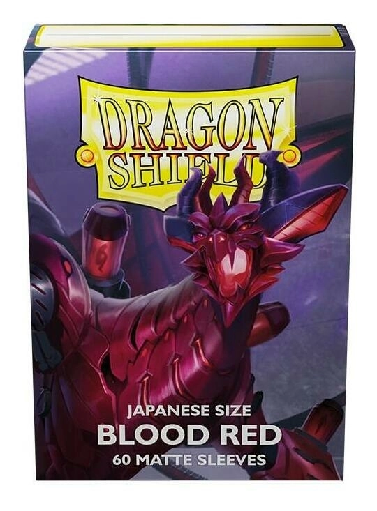 Dragon Shield: Japanese Matte – Blood Red (60)