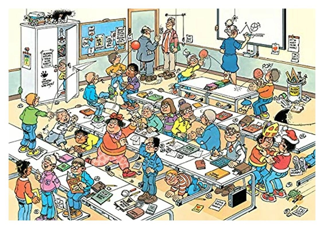 Klassenzimmer - Jan van Haasteren - Junior 5