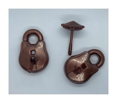 PolyHero Rogue d20 Lock and Pick Set Stout Bronze (zähler)