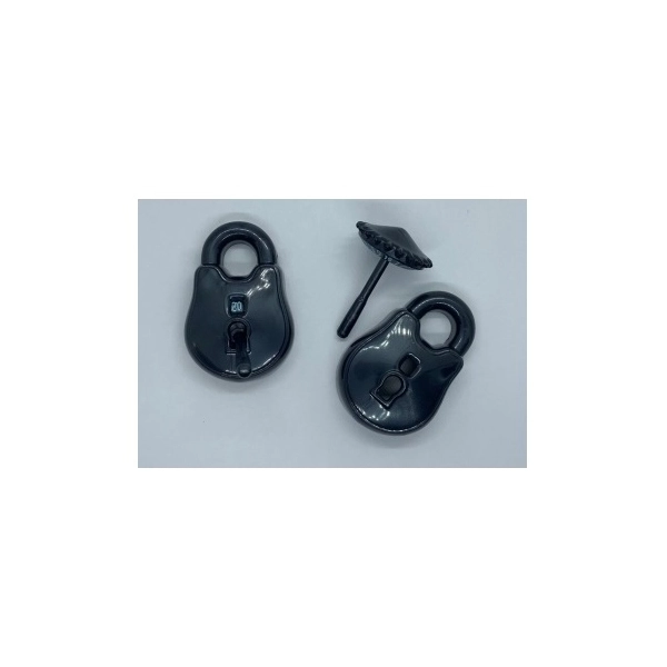 PolyHero Rogue d20 Lock and Pick Set Cold Iron (zähler)