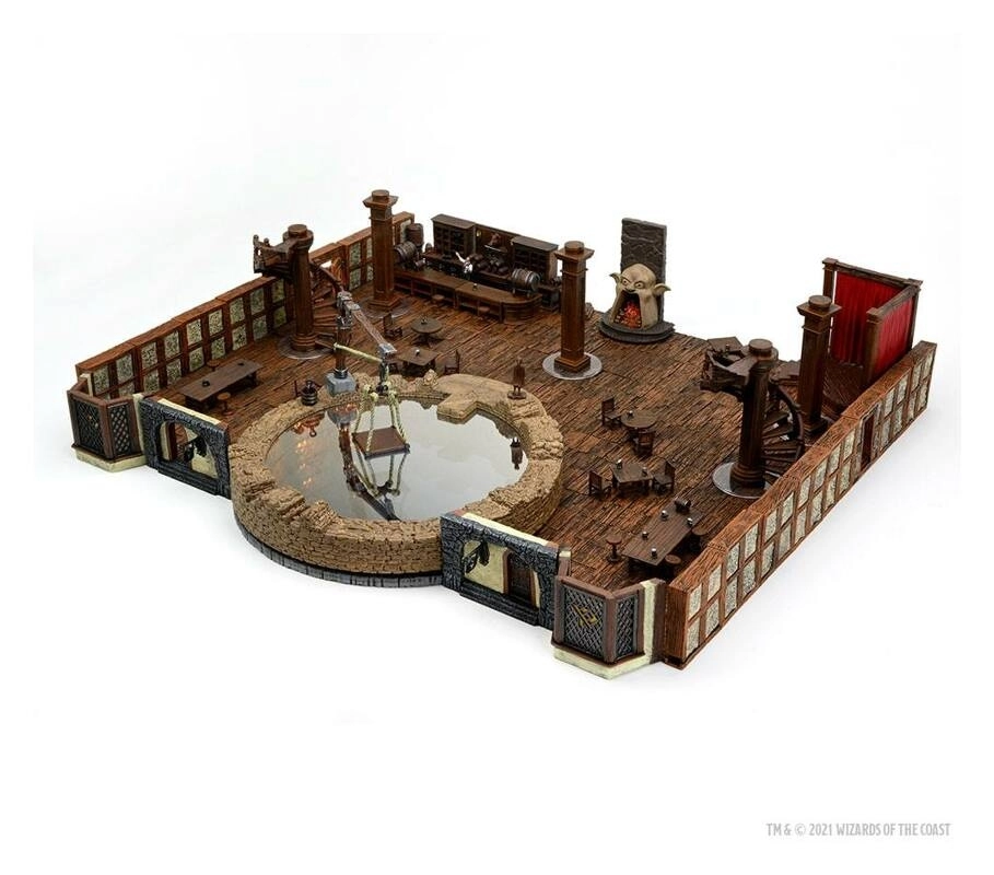 D&D Fantasy Miniatures Icons of the Realms The Yawning Portal Inn Premium Set