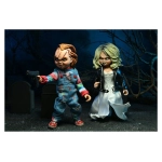 Chucky und seine Braut Clothed Actionfiguren Doppelpack Chucky & Tiffany 14 cm