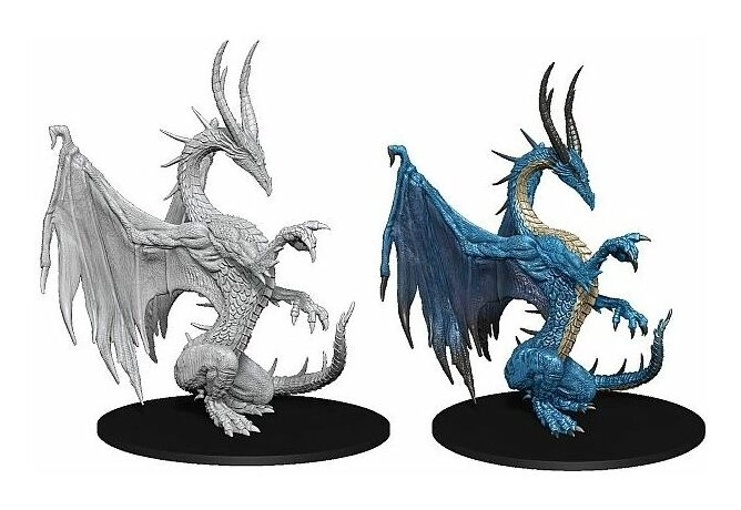 Pathfinder Battles Deep Cuts Miniatur unbemalt Blue Dragon