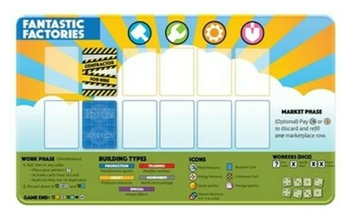 Fantastic Factories: Playmat