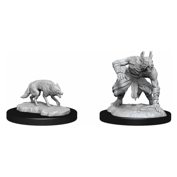 D&D Nolzur's Marvelous Miniatures Miniaturen unbemalt Jackalwere & Jackal