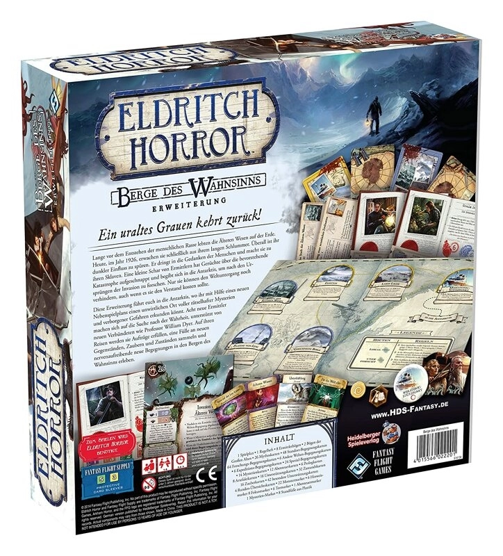 Eldritch Horror Erweiterung – Berge des Wahnsinns