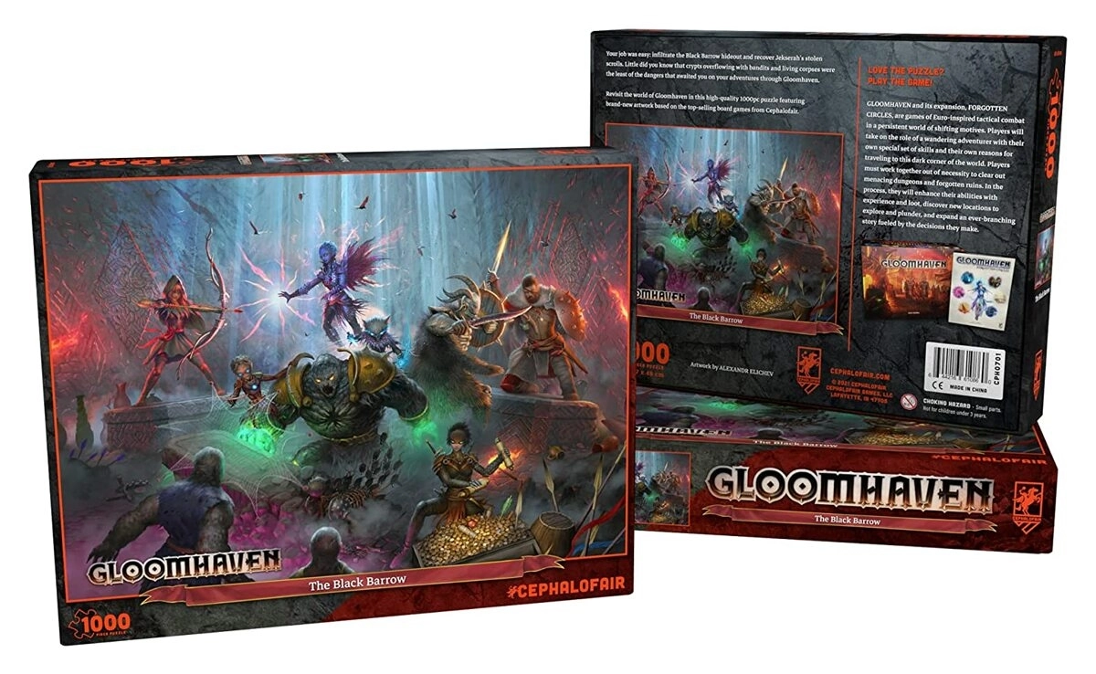 Gloomhaven – The Black Barrow - 1000 Teile Puzzle