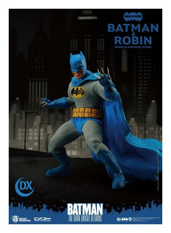 Batman The Dark Knight Returns Dynamic 8ction Heroes 1/9 Batman & Robin 16 - 21 cm