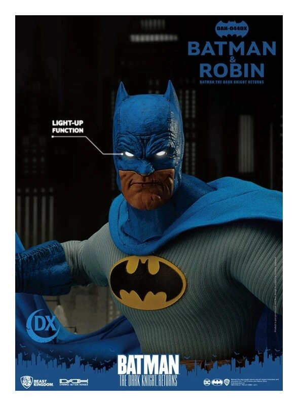 Batman The Dark Knight Returns Dynamic 8ction Heroes 1/9 Batman & Robin 16 - 21 cm