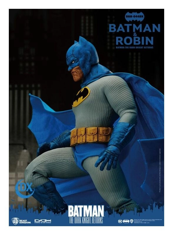 Batman The Dark Knight Returns Dynamic 8ction Heroes 1/9 Batman & Robin 16 - 21 cm