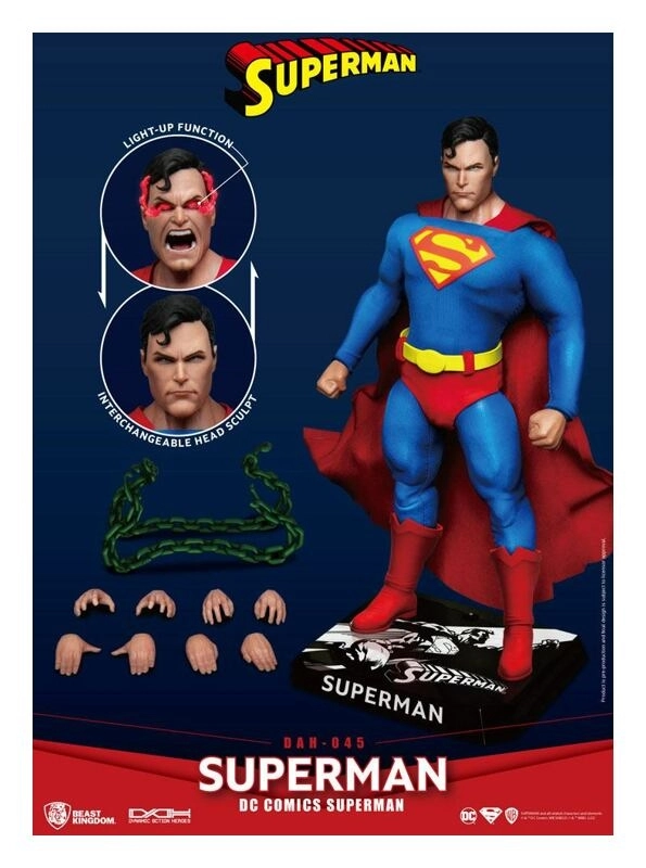 DC Comics Dynamic 8ction Heroes Actionfigur 1/9 Superman 20 cm